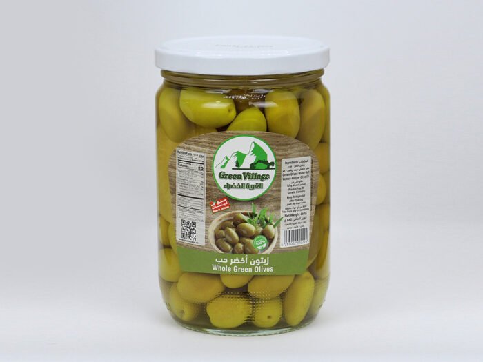 Whole Green Olives - Image 1